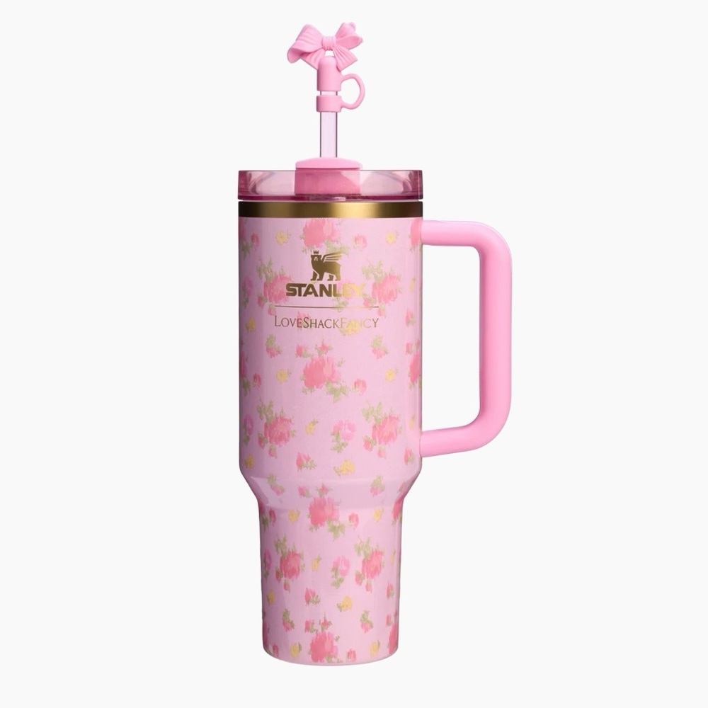 LoveShackFancy x Stanley The Quencher H2.O FlowState Tumbler 40oz Ibiza NWT